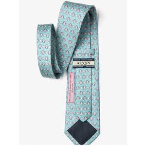 VTG Alynn Silk Tie, Scallops & Sand Dollars, Preppy Quirky Beach Wedding 3.25”